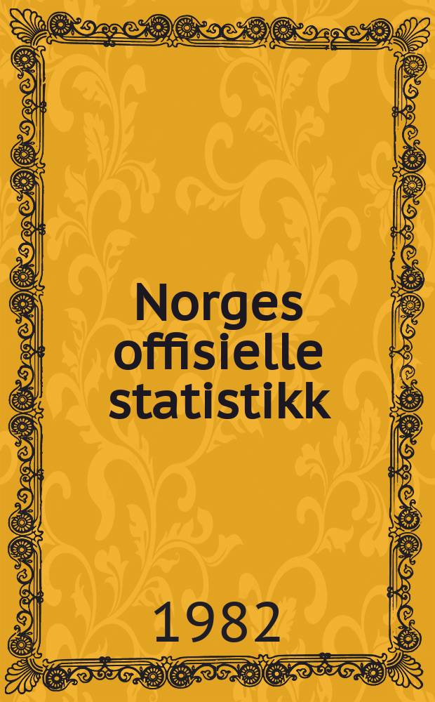 Norges offisielle statistikk