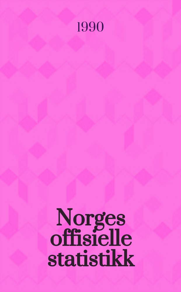 Norges offisielle statistikk