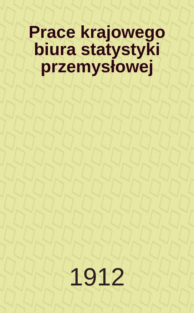 Prace krajowego biura statystyki przemysłowej
