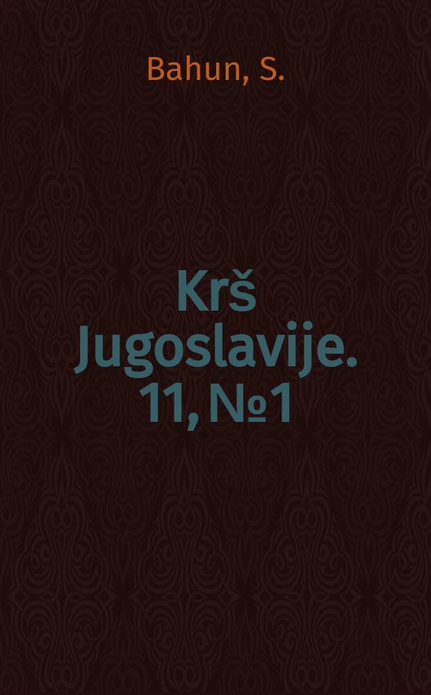 Krš Jugoslavije. 11, №1 : The tectonic and hydrogeologic significance...