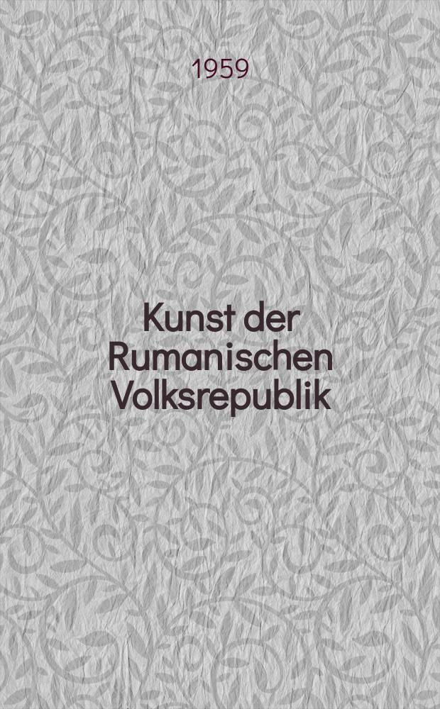Kunst der Rumanischen Volksrepublik