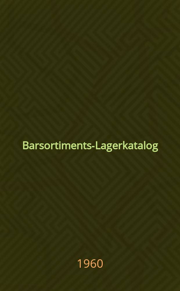 Barsortiments-Lagerkatalog