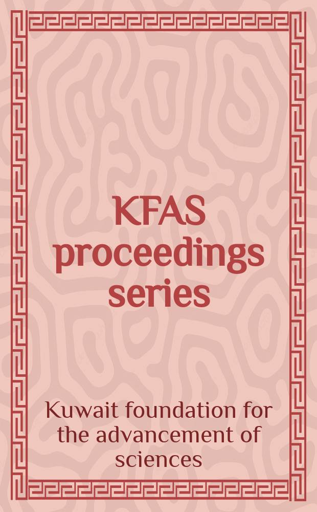 KFAS proceedings series