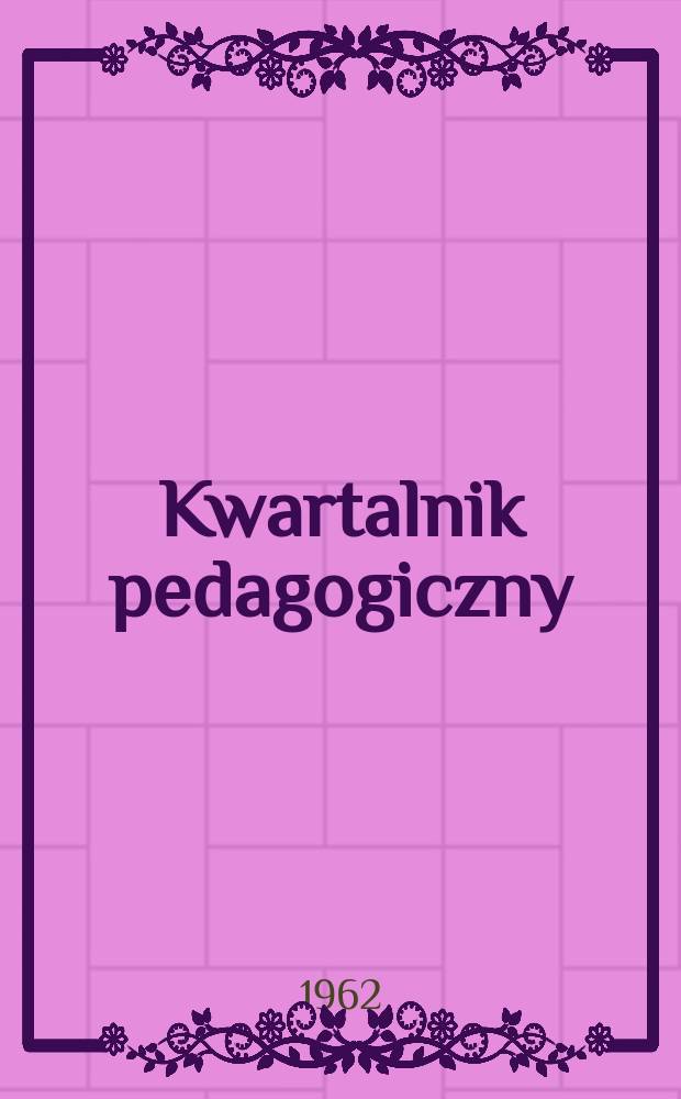 Kwartalnik pedagogiczny