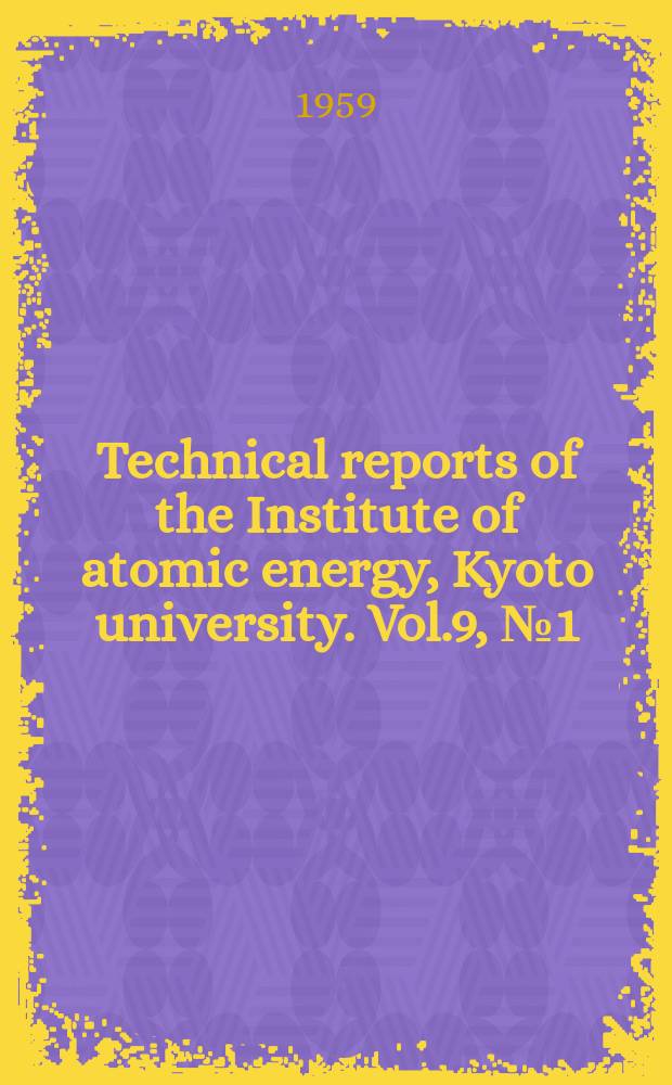 Technical reports of the Institute of atomic energy, Kyoto university. Vol.9, №1(53) : The effect of the underlap in the pilot valve of the hydraulic servomechanism on its frequency characteristics