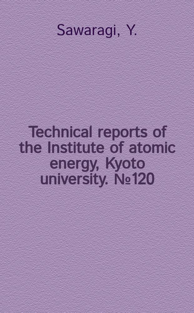 Technical reports of the Institute of atomic energy, Kyoto university. №120 : A sub-optimal approach to the synthesis of optimum non-linear control systems with magnitude constraint