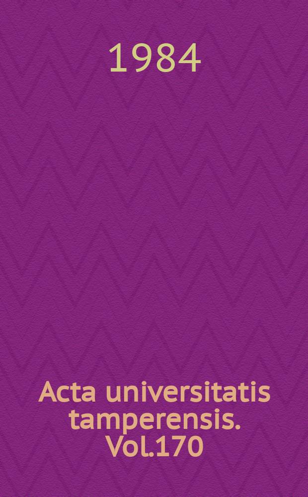 Acta universitatis tamperensis. Vol.170 : IgA glomerulonephritis