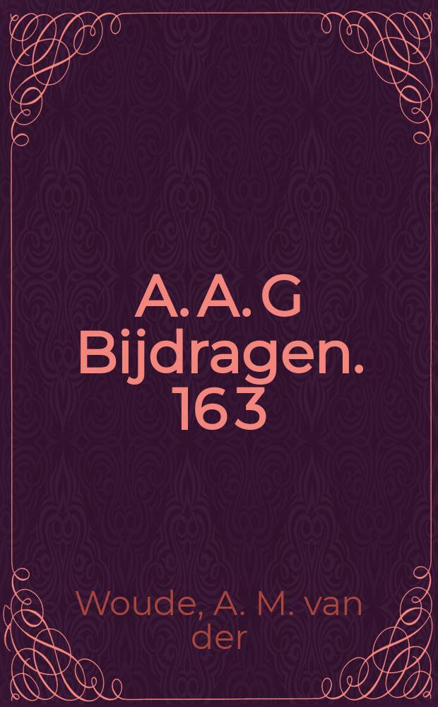 A. A. G Bijdragen. 16[3] : Het Noorderkwartier