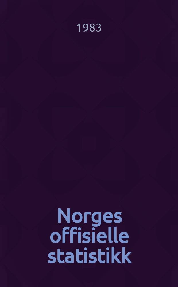 Norges offisielle statistikk