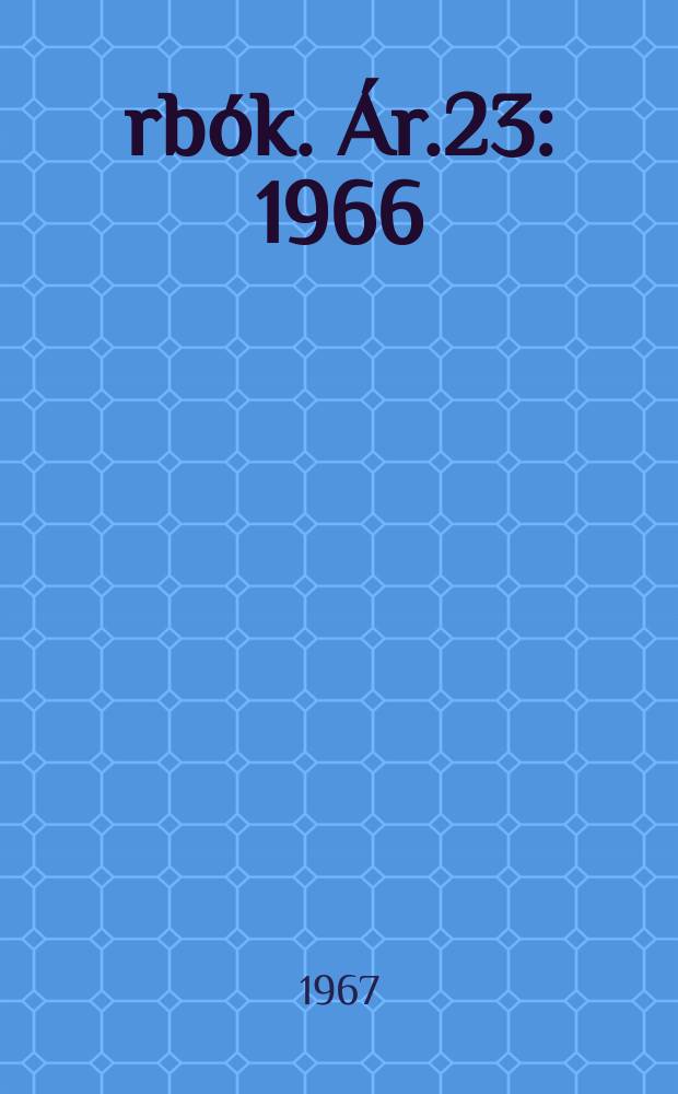 Árbók. Ár.23 : 1966