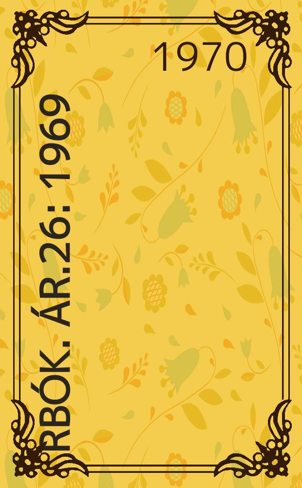 Árbók. Ár.26 : 1969
