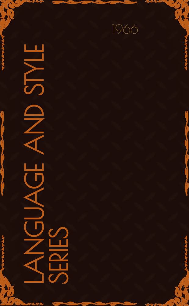 Language and style series