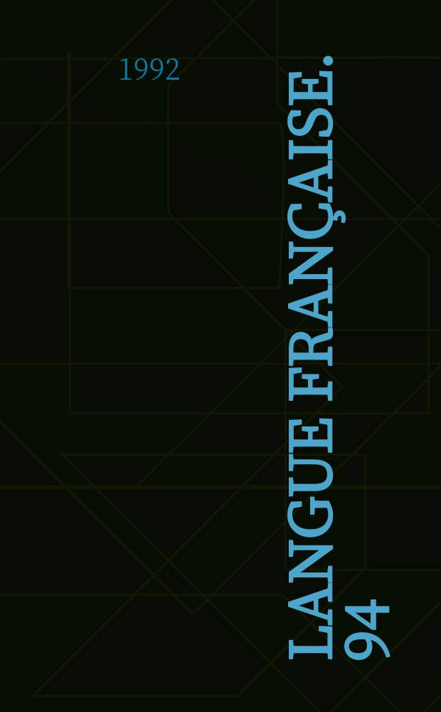 Langue française. 94 : Les Négations