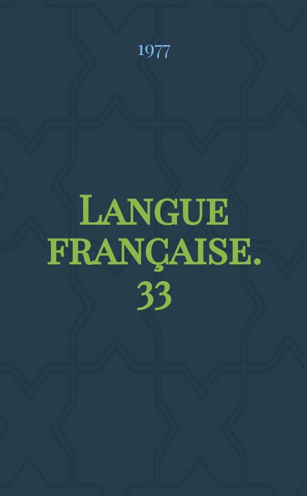 Langue française. 33 : Sur les exercices de grammaire
