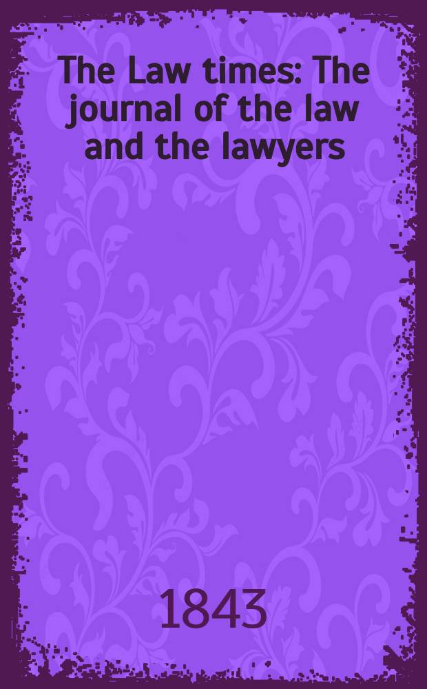 The Law times : The journal of the law and the lawyers