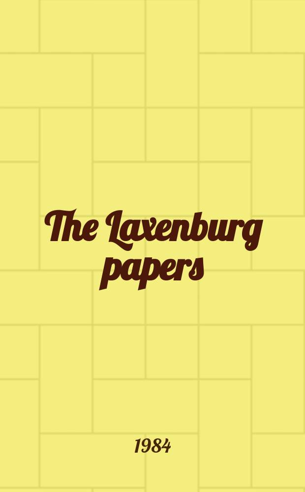 The Laxenburg papers