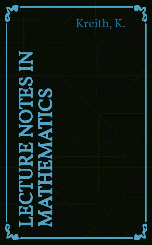 Lecture notes in mathematics : An informal series of special lectures, seminars and reports on mathematical topics : Oscillation theory