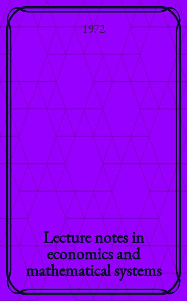 Lecture notes in economics and mathematical systems : Operations research, computer science , social science. 63 : Monte Carlo simulation in operations research