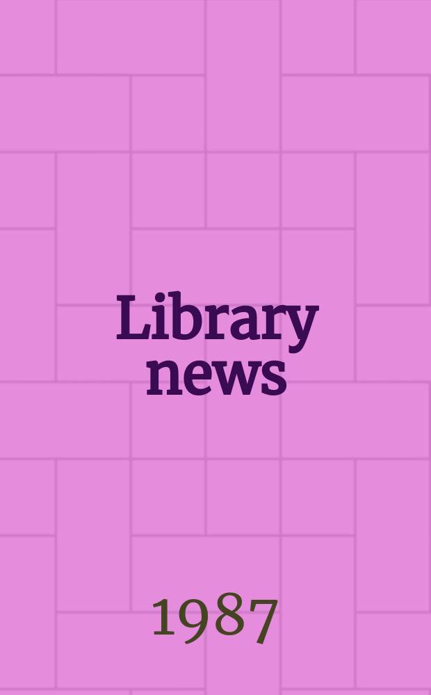 Library news