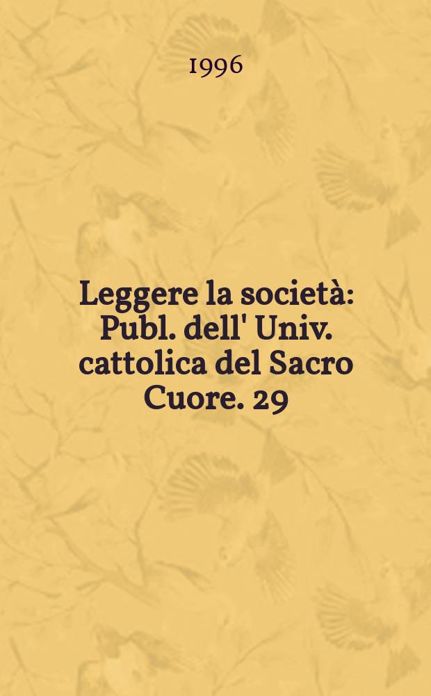 Leggere la società : Publ. dell' Univ. cattolica del Sacro Cuore. 29 : Imprenditori senza mercato