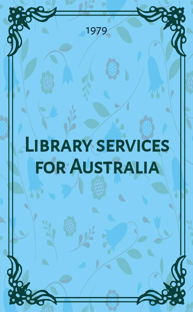 Library services for Australia