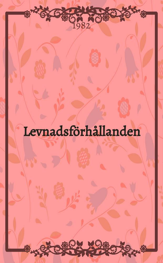 Levnadsförhållanden : Rapport. №34 : Skattereformens fördelningseffekter