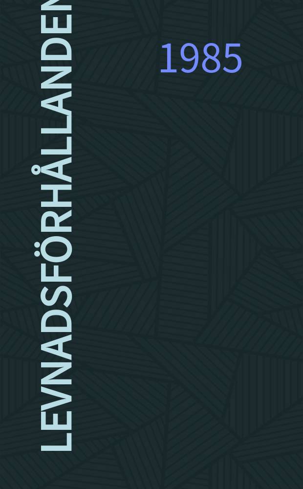 Levnadsförhållanden : Rapport. №42 : Ohälsa och sjukvrdård