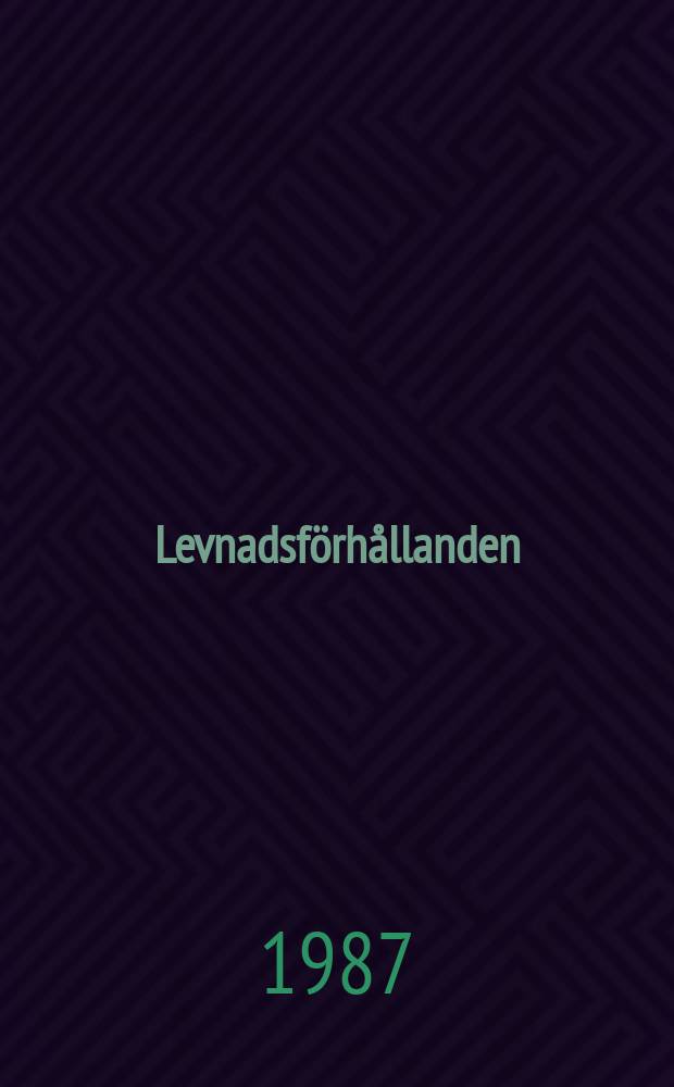 Levnadsförhållanden : Rapport. №50 : Det svenska klassamhället