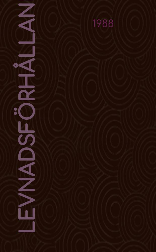 Levnadsförhållanden : Rapport. №58 : Inequality in Sweden