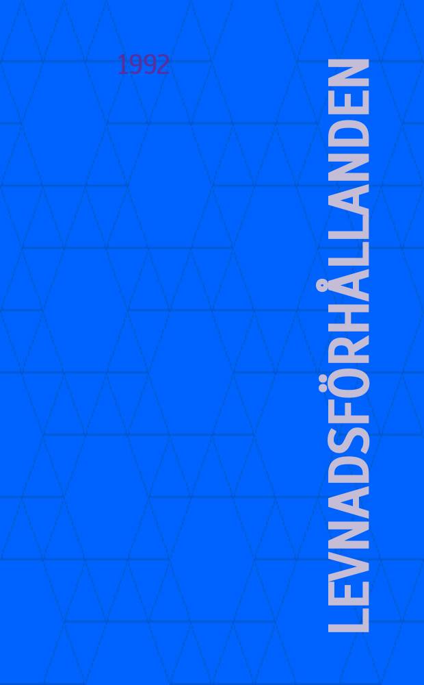 Levnadsförhållanden : Rapport. №75 : Facklig anslutning och aktivitet 1980-1989