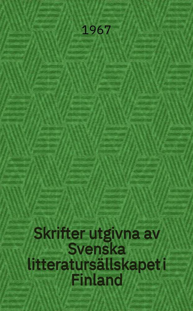 Skrifter utgivna av Svenska litteratursällskapet i Finland : Emma Irene Åström