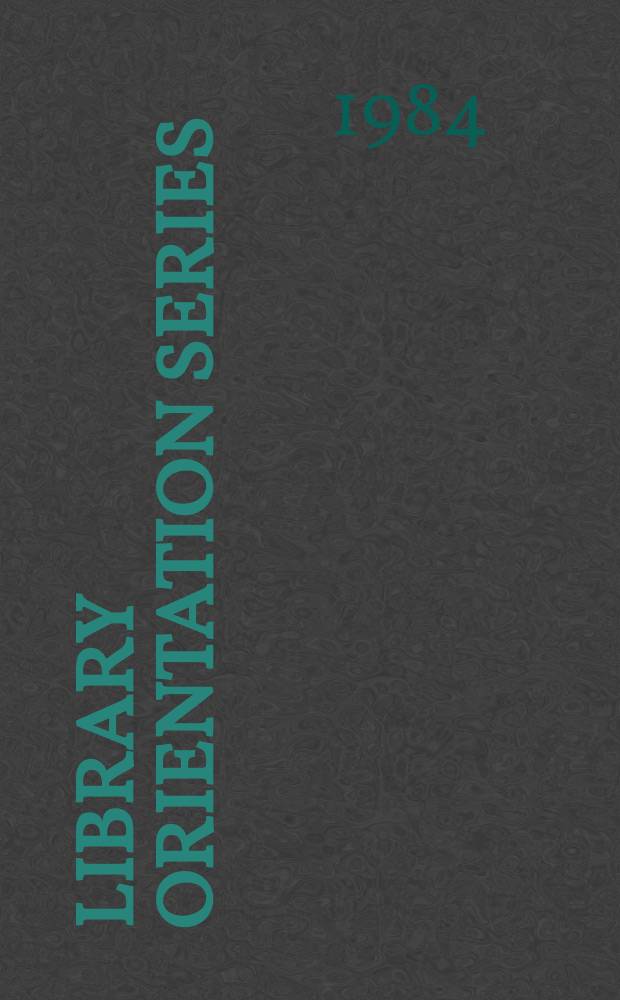 Library orientation series