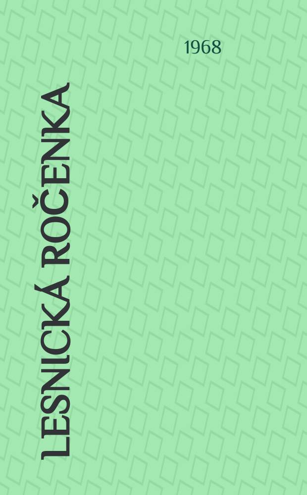 Lesnická ročenka