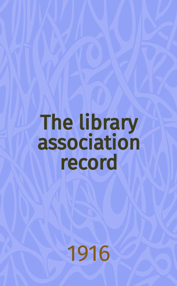 The library association record