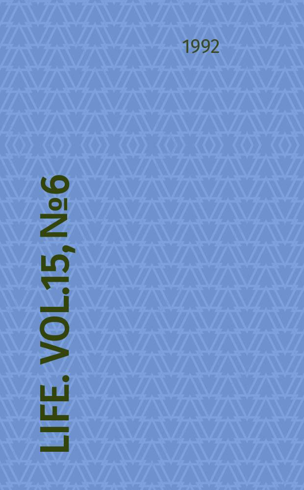 Life. Vol.15, №6