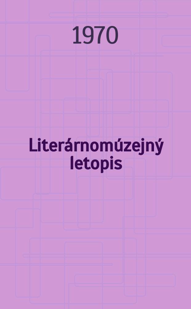 Literárnomúzejný letopis