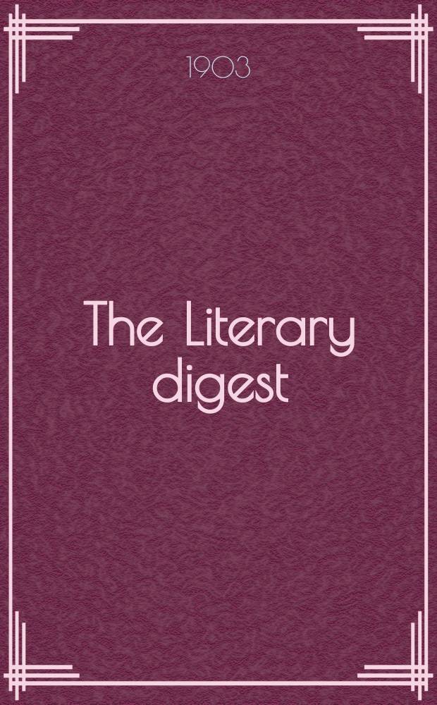 The Literary digest