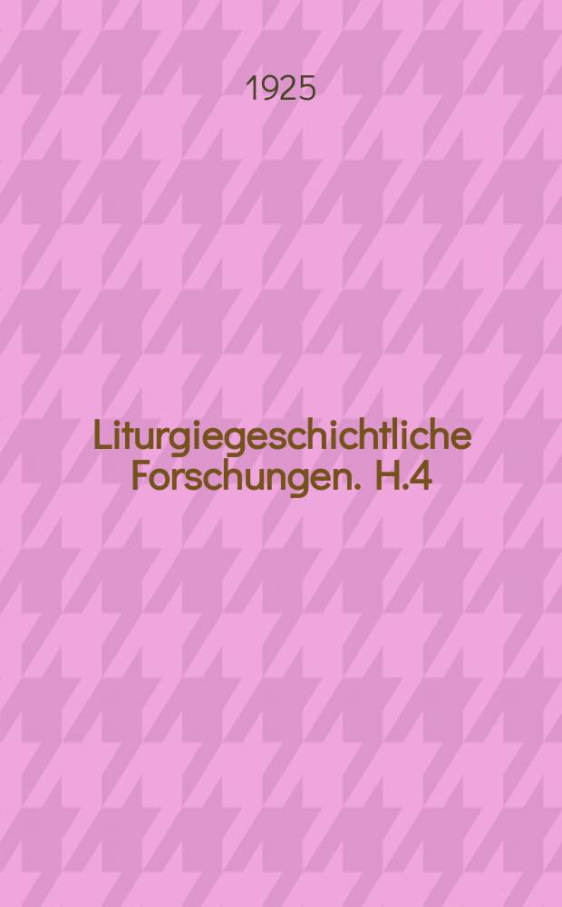 Liturgiegeschichtliche Forschungen. H.4/5 : Sol Salutis