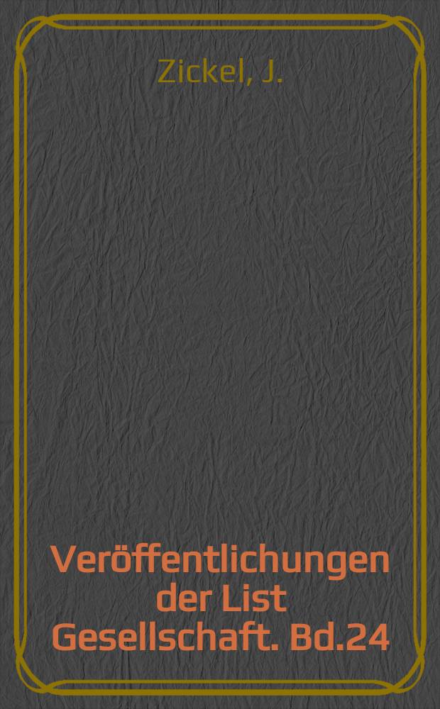 Veröffentlichungen der List Gesellschaft. Bd.24 : Energiewirtschaft in Spanien