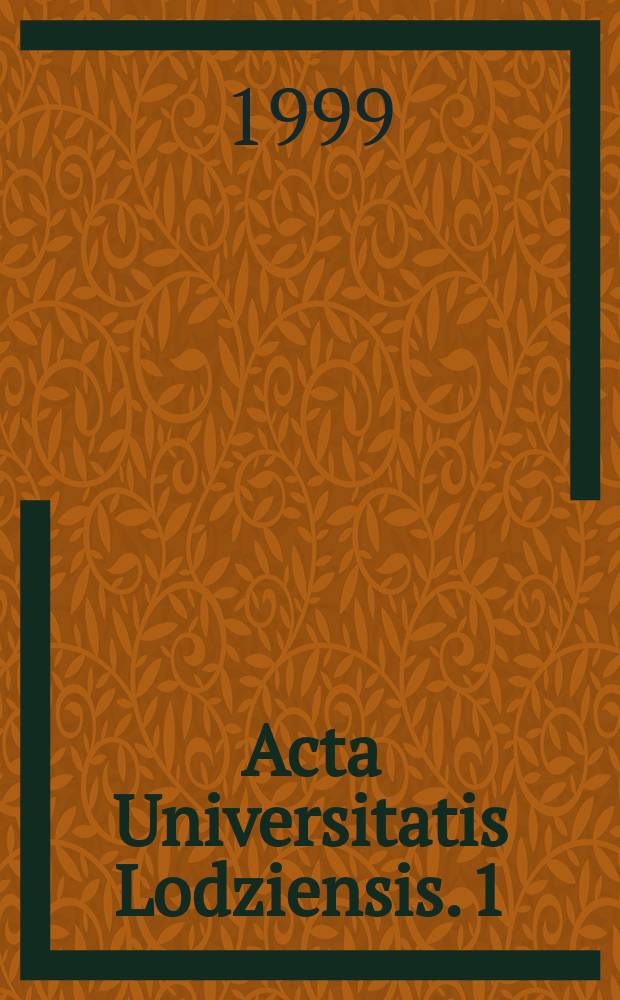 Acta Universitatis Lodziensis. 1 : Zasięg regionu Łódzkiego w świetle badan społecznych preferencji przynależności administracyjnej i powiązań społeczno-gospodarczych