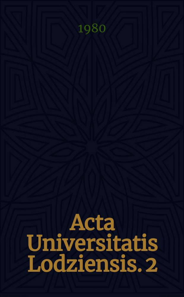 Acta Universitatis Lodziensis. 2 : Gospodarowanie środkami trwałymi i zatrudnienie w przemyśle