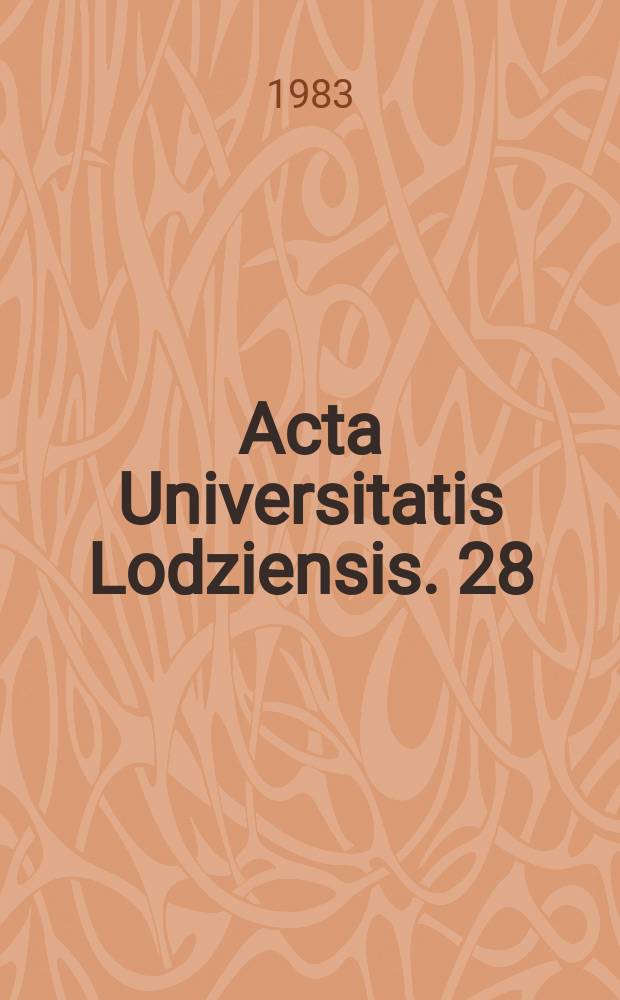 Acta Universitatis Lodziensis. 28 : Gospodarka regionalna