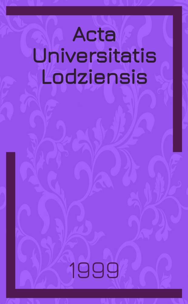 Acta Universitatis Lodziensis : Rynek pracy