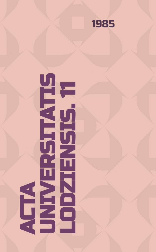 Acta Universitatis Lodziensis. 11 : Rola ankietera w wywiadzie ...
