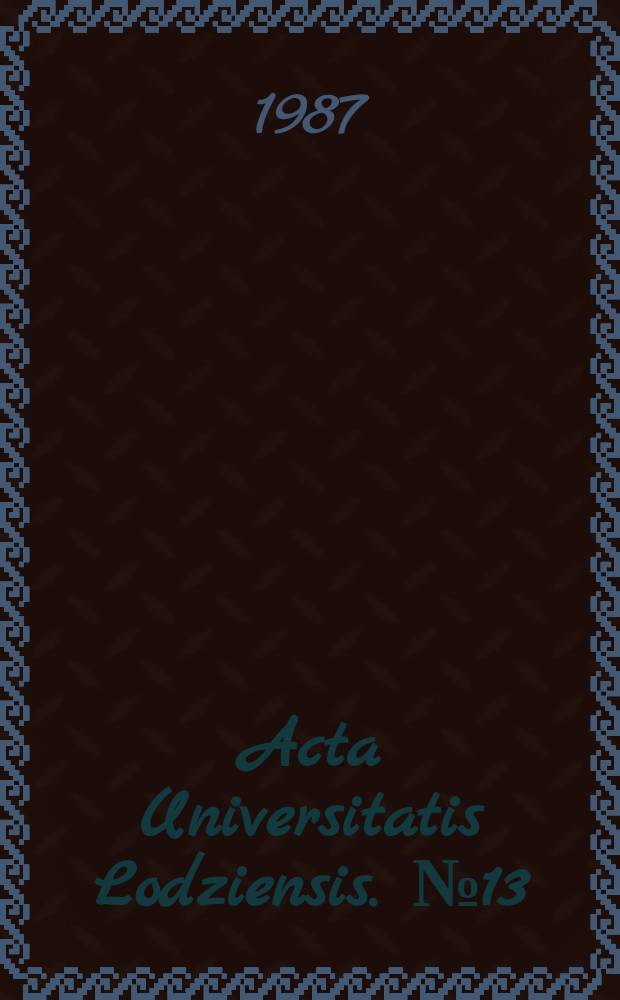 Acta Universitatis Lodziensis. №13 : Approaches to the study of face-to-face interaction