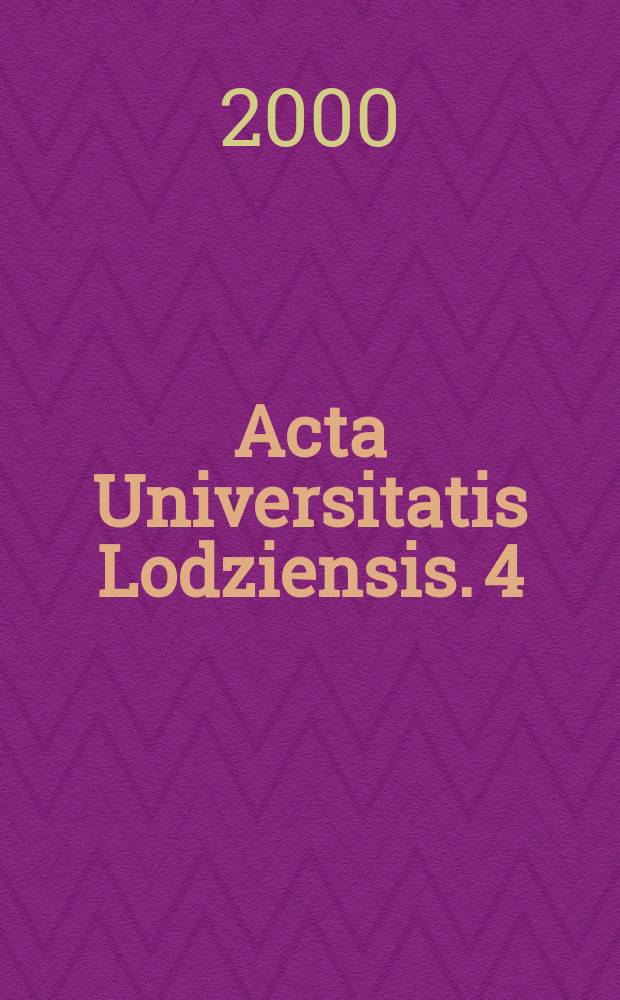 Acta Universitatis Lodziensis. 4 : Studies in Irish poetry and prose