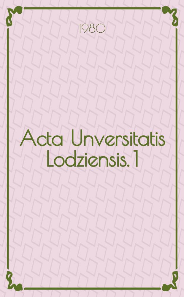 Acta Unversitatis Lodziensis. 1 : Studia nad świeckim budownictwem obronnym ...