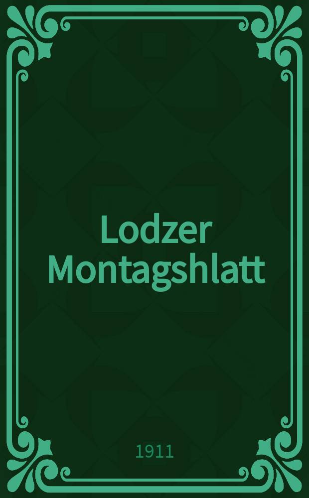 Lodzer Montagshlatt