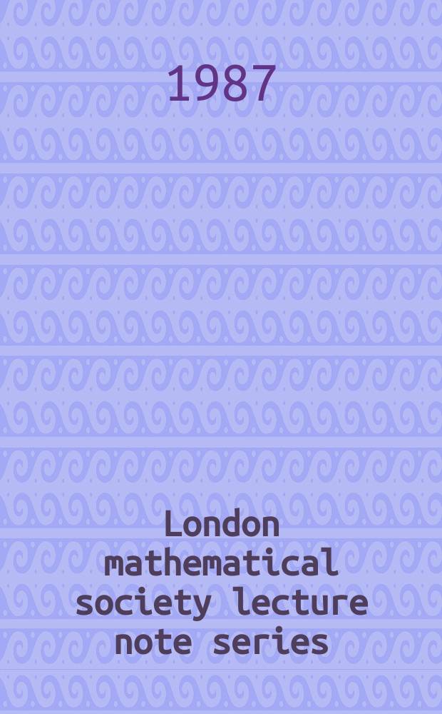 London mathematical society lecture note series : An introduction to independence...