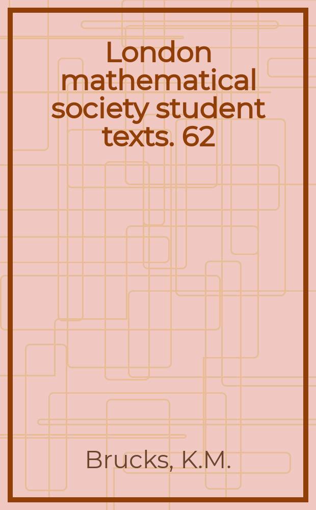 London mathematical society student texts. 62 : Topics from one-dimensional